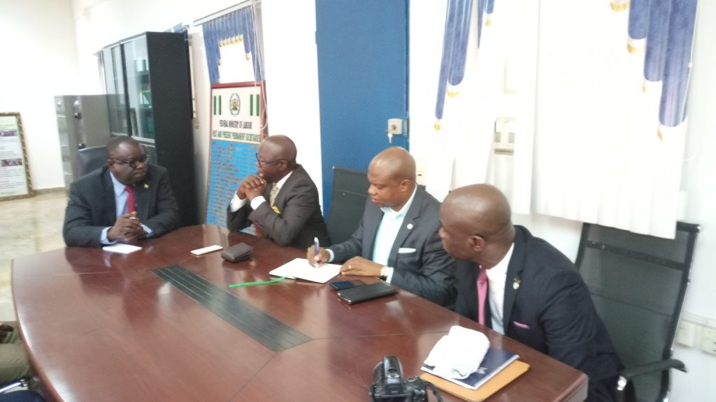 Gallery - Meeting with Permanent Secretary Ministry Labour. - Capital Providers of Nigeria (HuCaPAN)